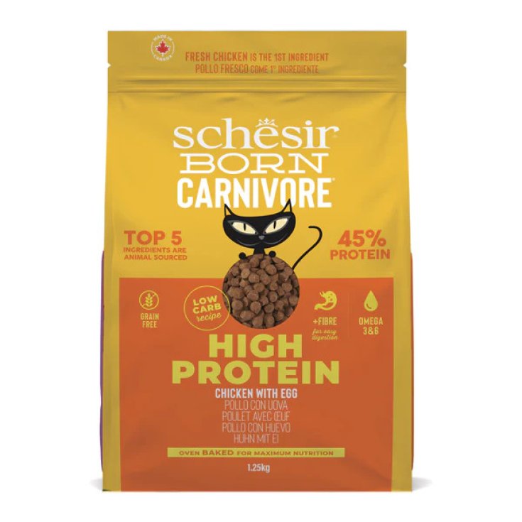 Schesir Alimento per Gatti Pollo e Uova