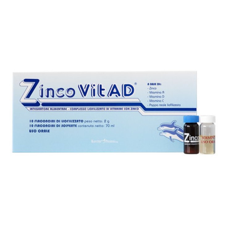 Zinco Vit A D: Integratore Sistema Immunitario Bambini, 20 Flaconcini