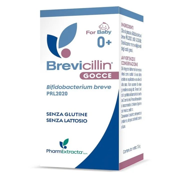 PHARMEXTRACTA Brevicillin Gocce per l'Equilibrio della Flora Intestinale