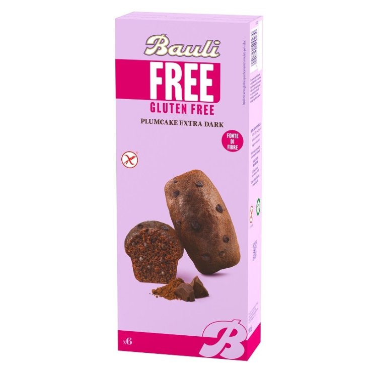 Bauli Plumcake Extra Dark Senza Glutine 6 Pezzi
