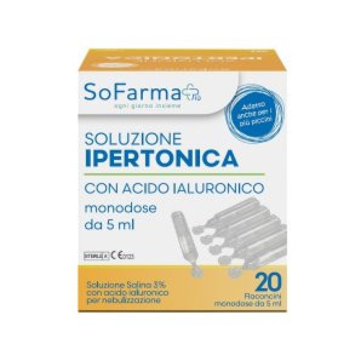 Isomax Naso Chiuso Soluzione Ipertonica 3% Decongestionante, 20 Flaconcini