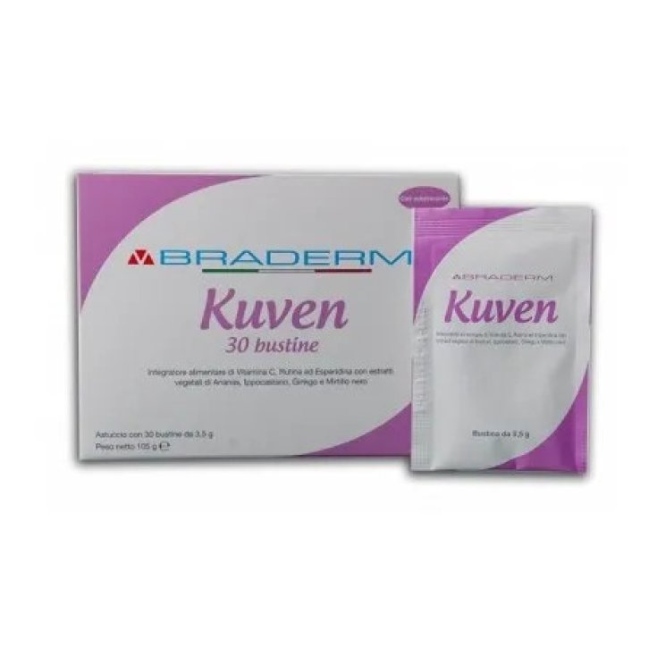 Braderm Kuven Integratore Supporto Benessere Generale 30 Bustine