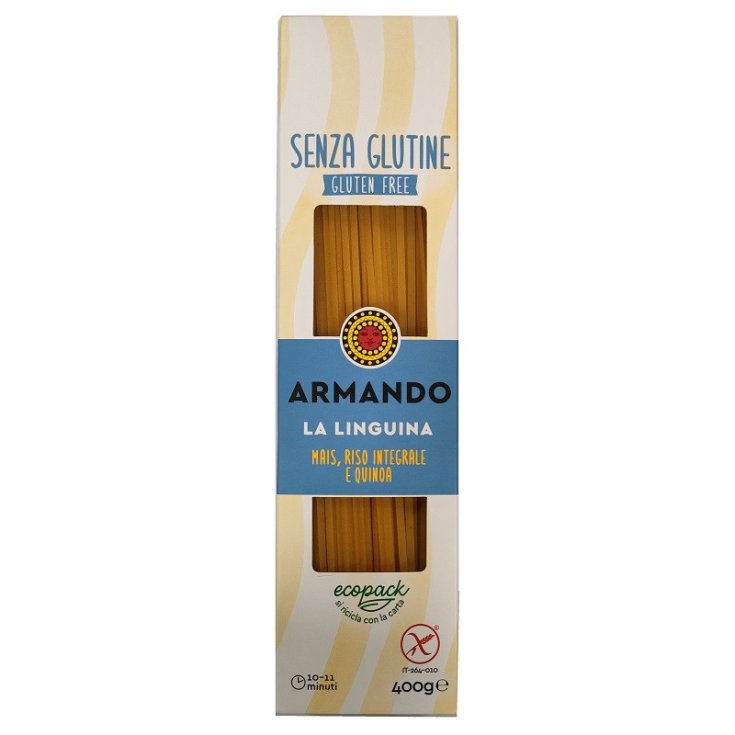 Armando Linguina Mais, Riso Integrale e Quinoa senza Glutine, 400 g
