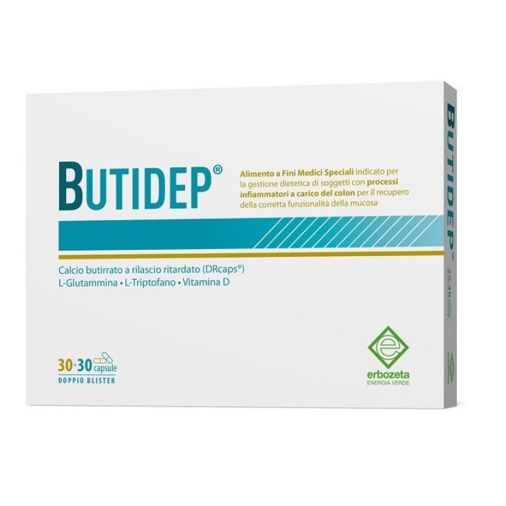 Erbozeta Butidep Doppia Capsula per Colon Irritabile 60 Unit&agrave;