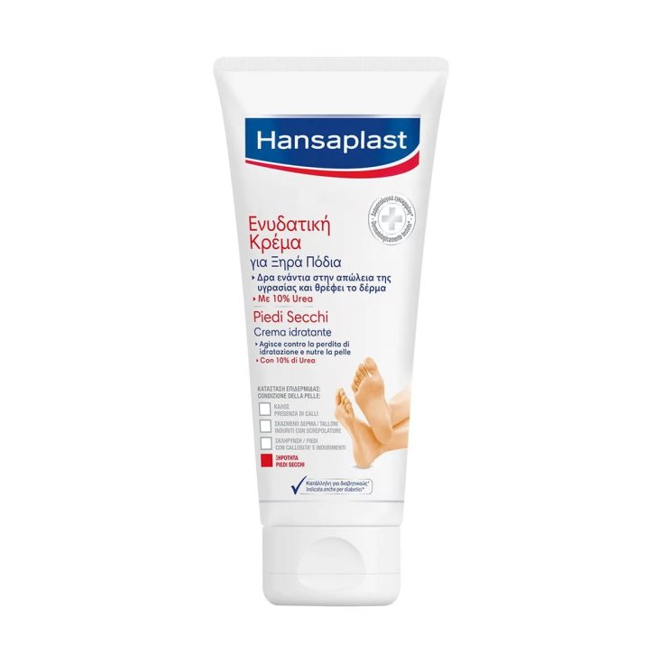 Hansaplast Crema Idratante Piedi Secchi con 10% Urea 100ml