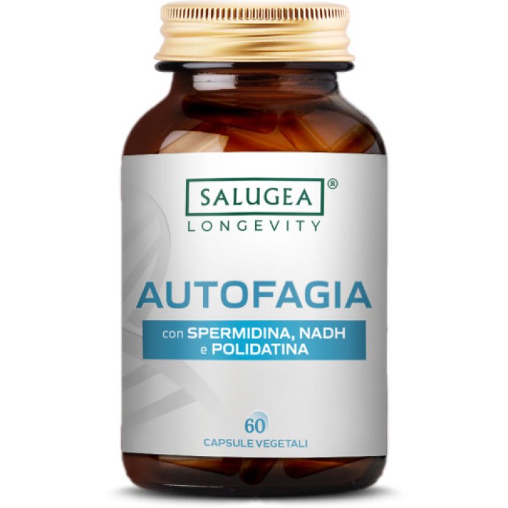 Salugea Autofagia Integratore Longevit&agrave;, Vitalit&agrave; e Invecchiamento - 60 Capsule