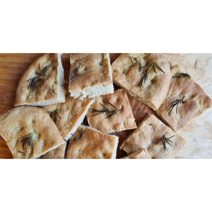 Green Flute Focaccia con Sale Rosa Himalaya e Rosmarino 210g