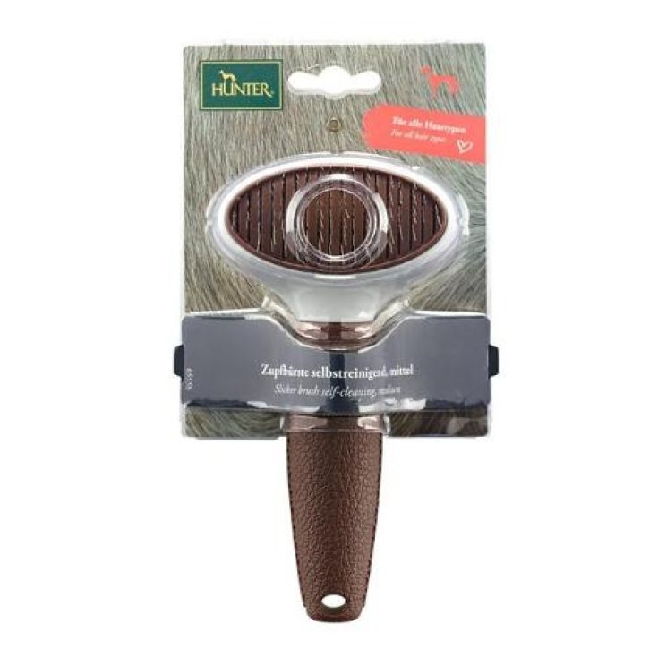 Hunter Cardatore Autopulente per Cani, 17 cm