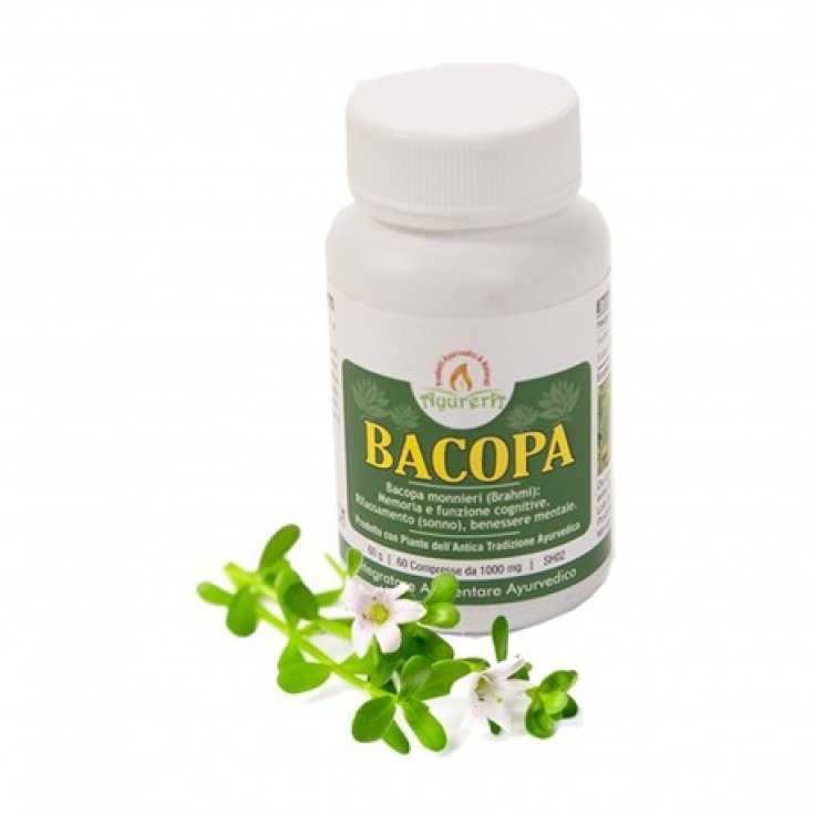 Bliss Ayurveda Ayurera Bacopa 60 Compresse - Integratore per Memoria