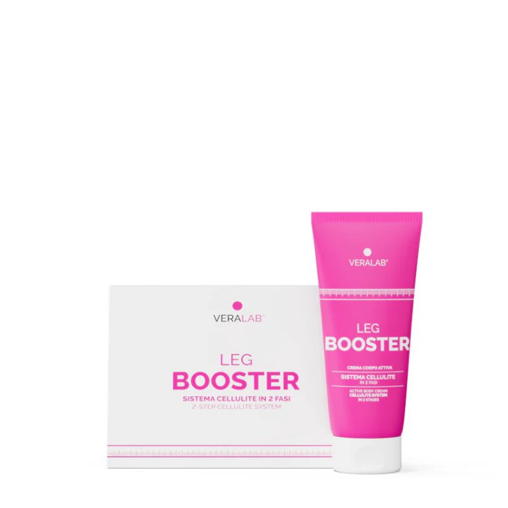 VeraLab Leg Booster Sistema Rimodellante Cellulite Crema 200ml Guaina Taglia L