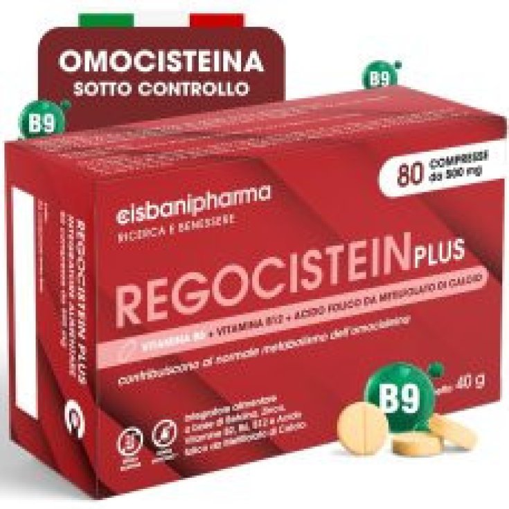 Farmac Regocistein Plus 80 Compresse Integratore Metabolismo Omocisteina