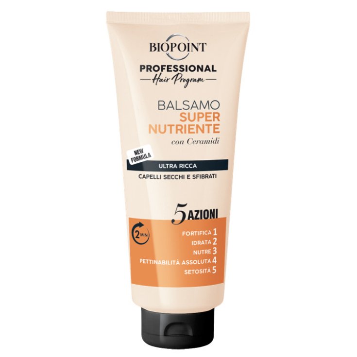Biopoint Balsamo Super Nutriente 350ml per Capelli Secchi
