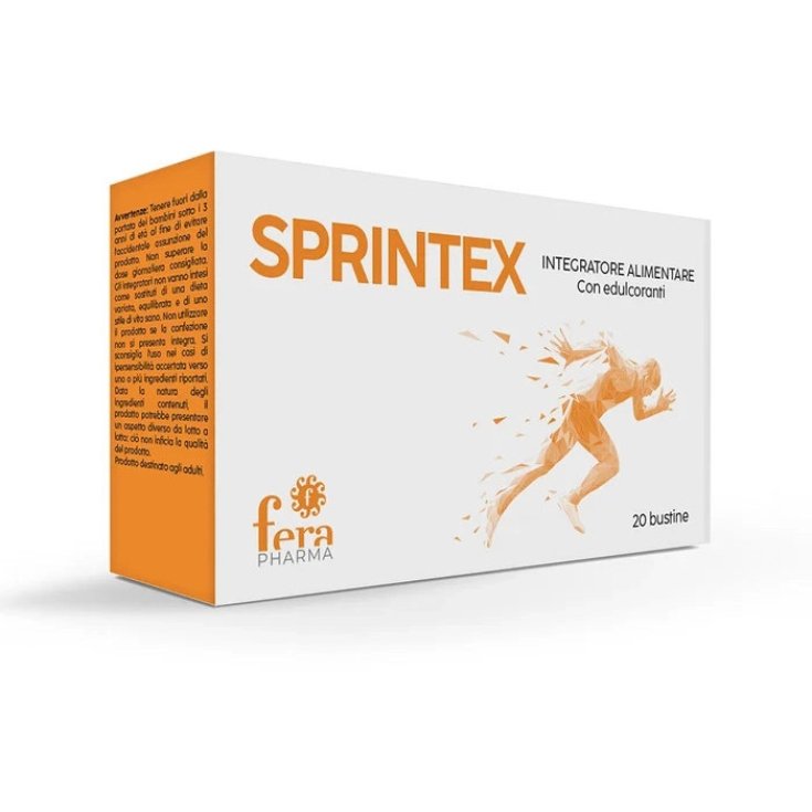 Fera Pharma Sprintex Integratore Magnesio, Potassio, Creatina e Carnitina - 20 Bustine