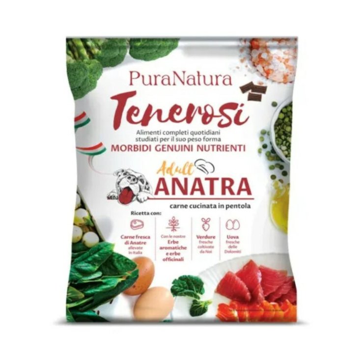 Puranatura Tenerosi Anatra Adult Cibo Secco Cani Sacco 200g