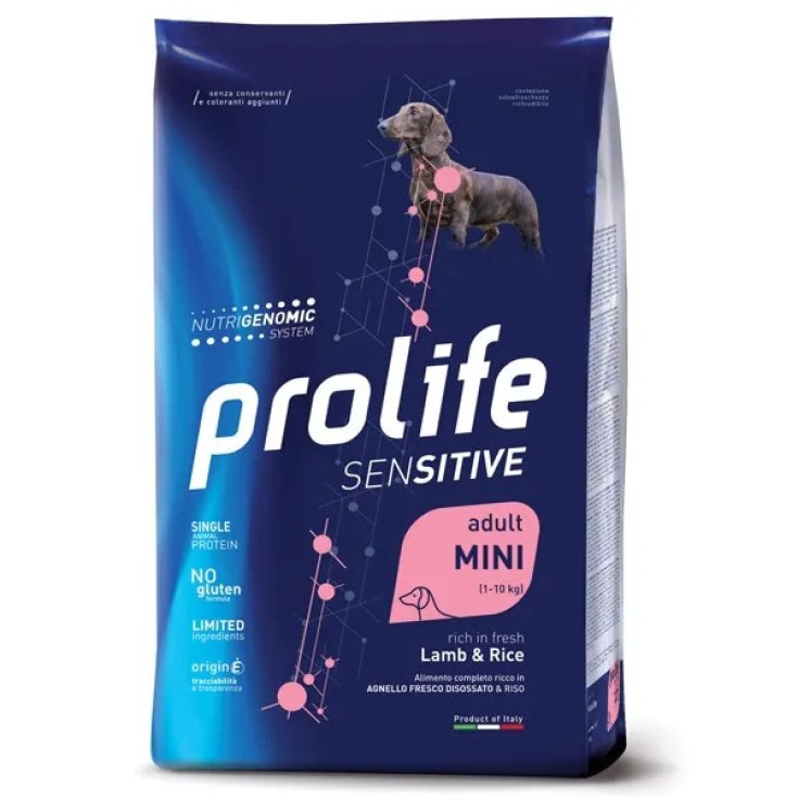 Prolife Dog Sensitive Adult Mini Agnello e Riso 7 kg