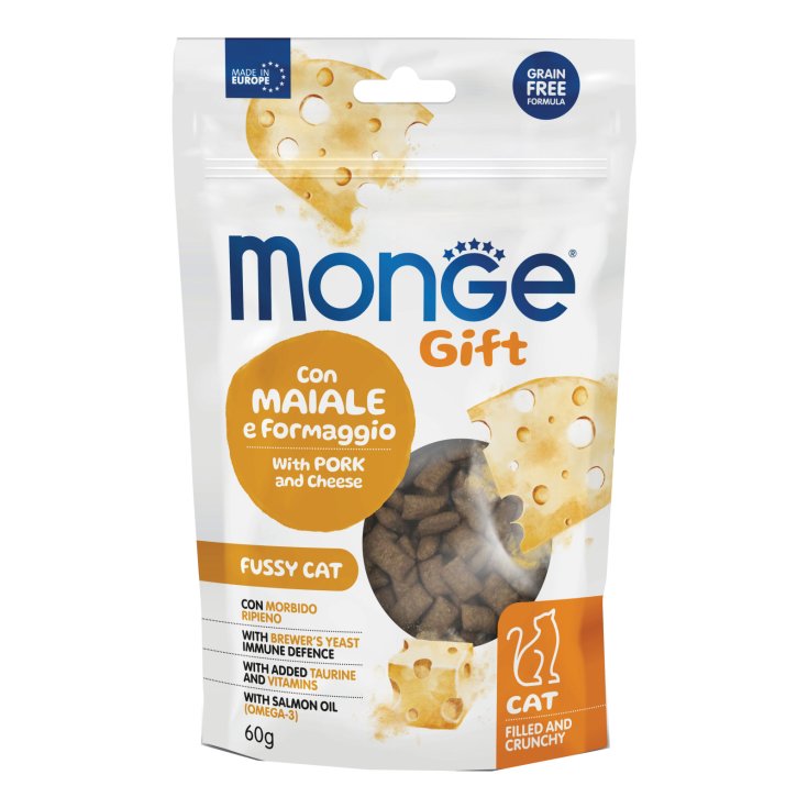Monge Snack Gatto Maiale e Formaggio 60g