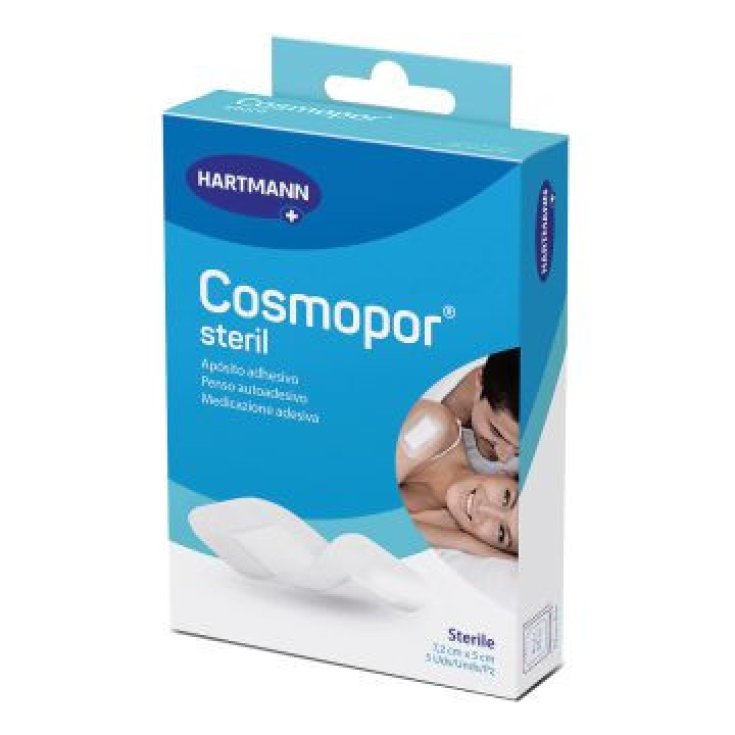 Cosmopor Medicazione Adesiva in Tessuto Non Tessuto 10x8cm, 5 Pezzi