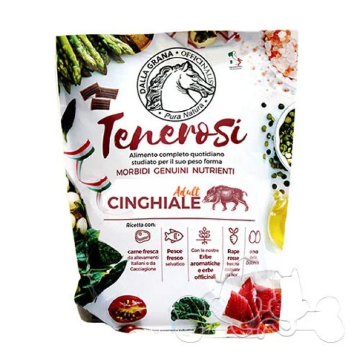 Dalla Grana Tenerosi Cinghiale Adult, 800g - Alimento Completo Cani