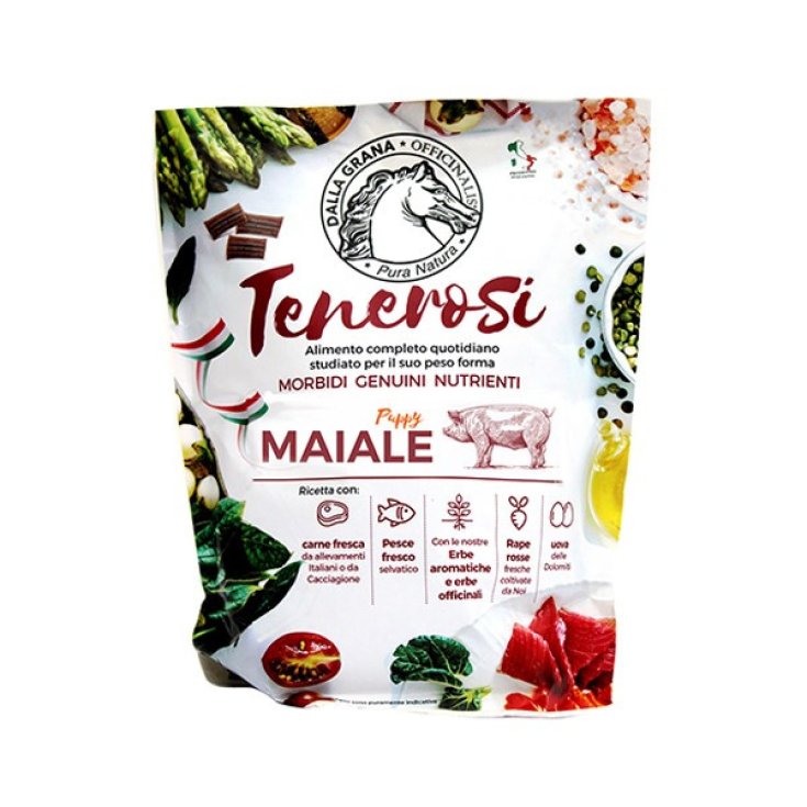 Dalla Grana Mangimi Tenerosi Puppy Maiale 800g Alimento Completo per Cuccioli