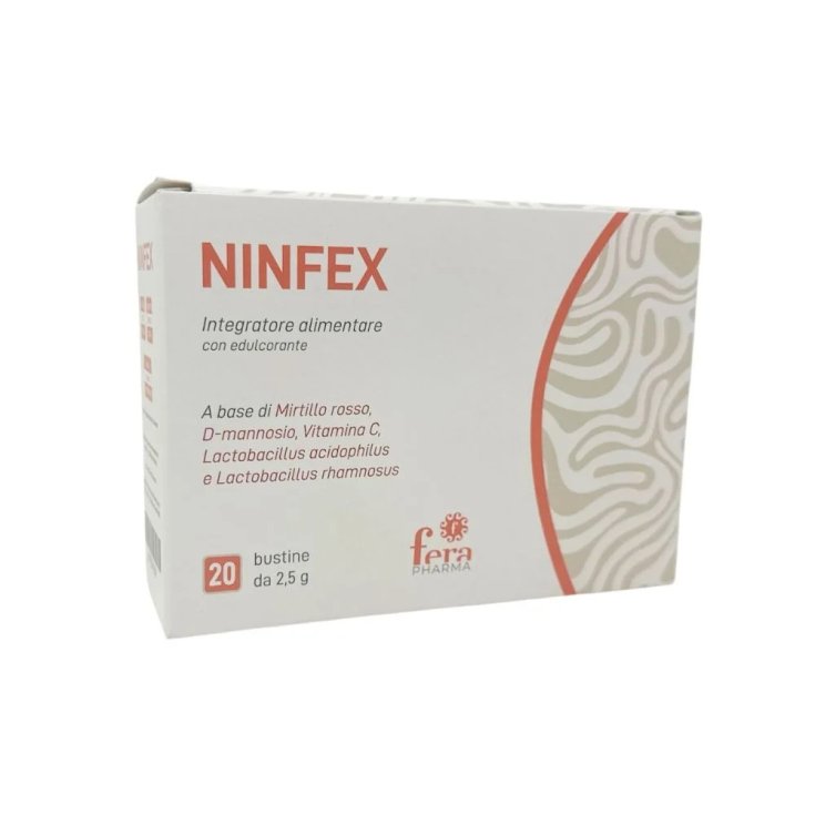 Fera Pharma Ninfex Integratore per Fertilit&agrave; Femminile, 20 Bustine