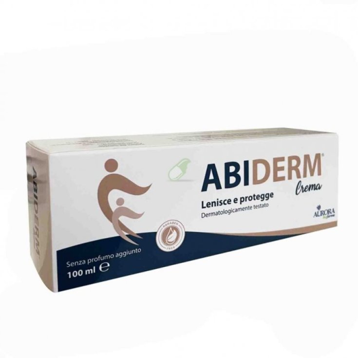 Aurora Biofarma Abiderm Crema Idratante per Pelle Sensibile 100ml