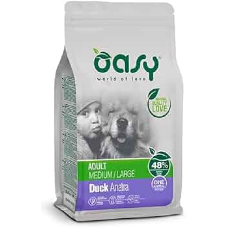 Oasy Cane Adulto Taglia Media/Grande Anatra 12kg
