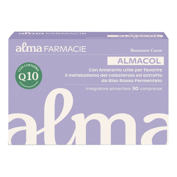 Alma Farmacie Af Almacol Integratore per Colesterolo 30 Compresse