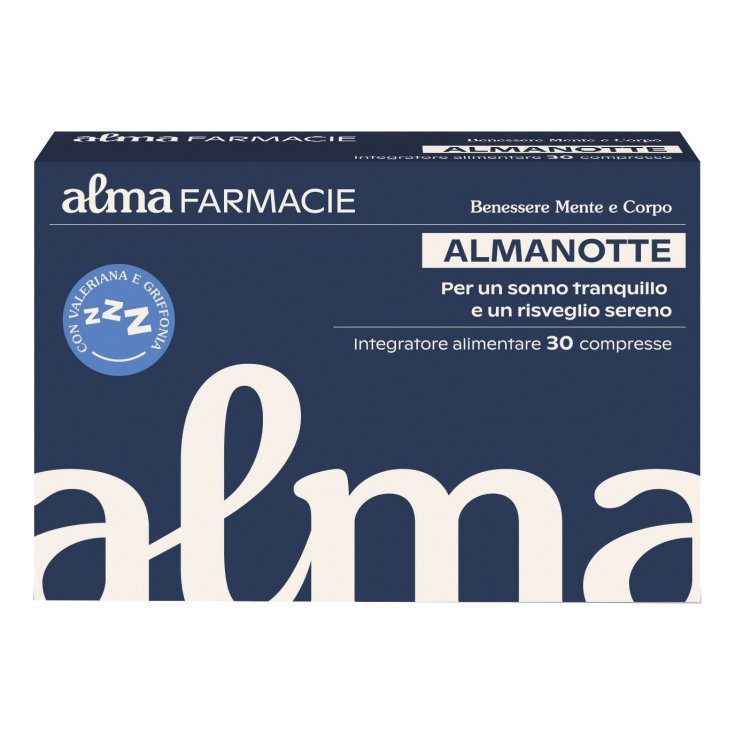Alma Farmacie Almanotte Integratore Sonno con Melatonina 30 Compresse