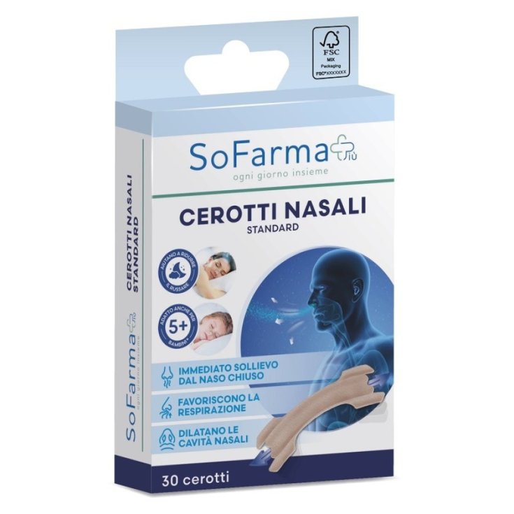 Sofarmapi&ugrave; Cerotto Nasale Classico, 30 Pezzi