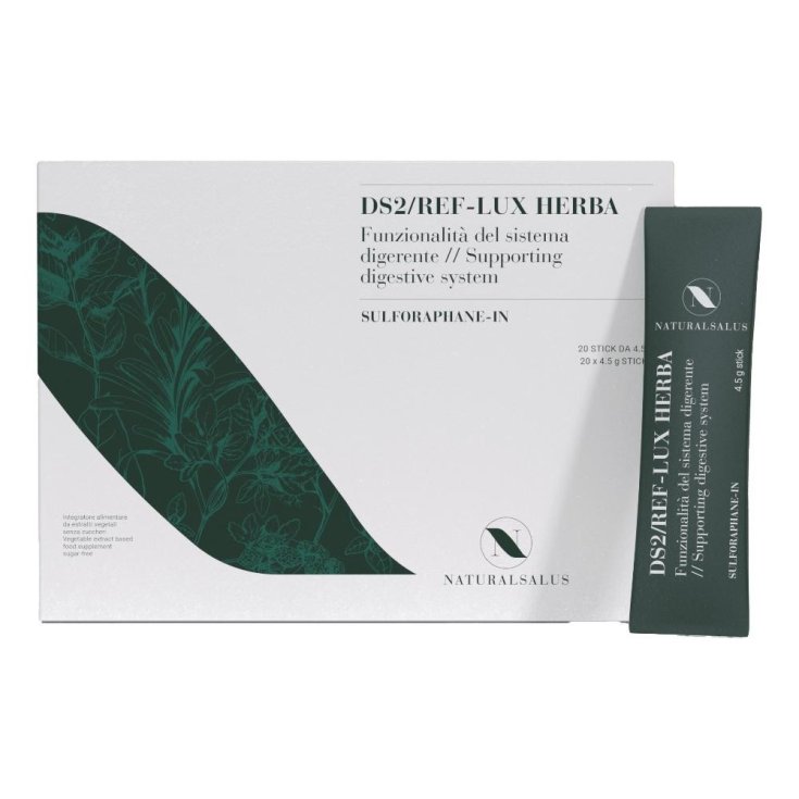 Naturalsalus Ds2 Reflux Herba Integratore Alimentare Vegan - 20 Stick