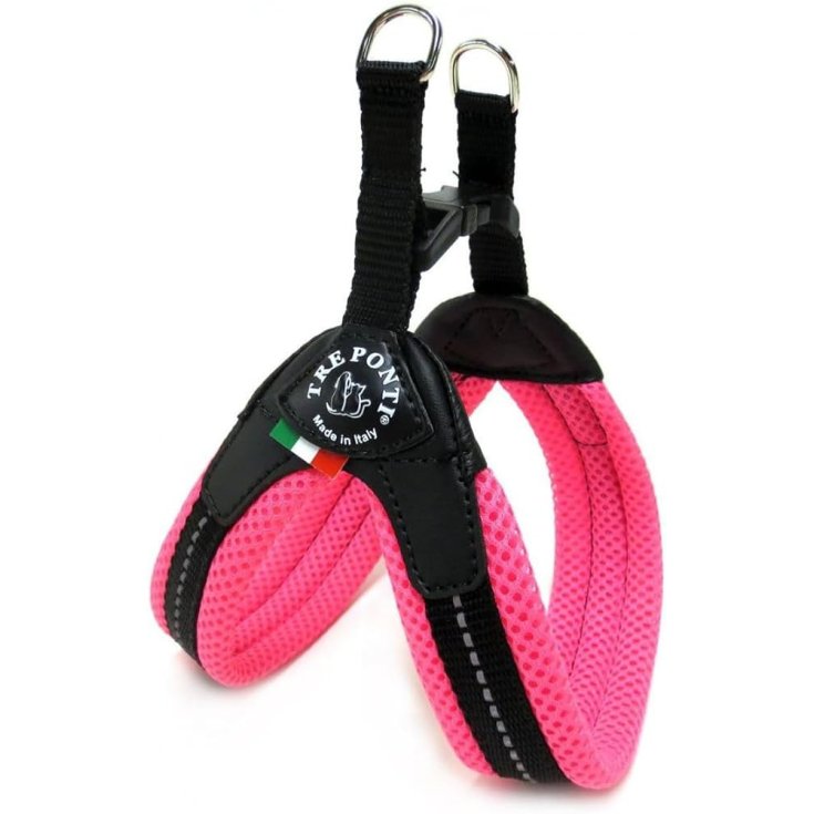 Tre Ponti Easy Fit Rete Click Rosa Fluo Taglia 1,5