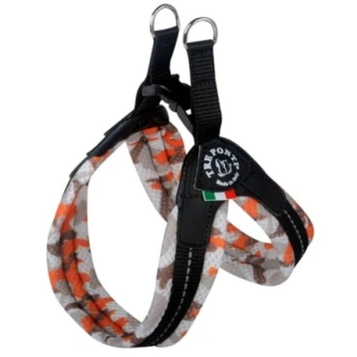Tre Ponti Easy Fit Rete Click Arancio Camo Taglia 4