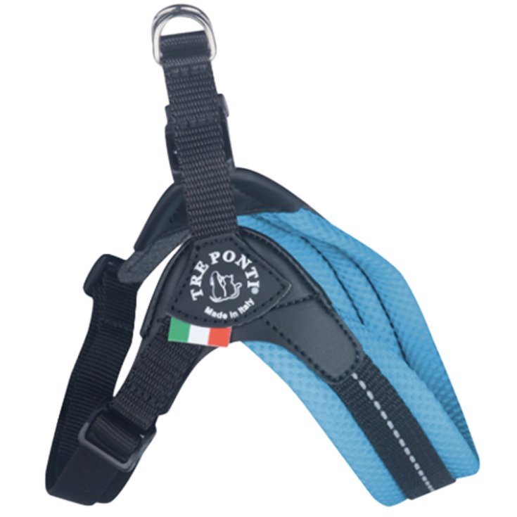 Tre Ponti Easy Fit Rete Sottopancia Regolabile Azzurro Camo Taglia 4