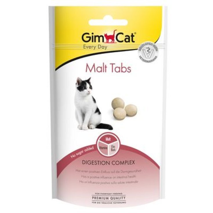 Gimcat Muli-Vitamin Tabs Integratore Multivitaminico per Gatti, 40g