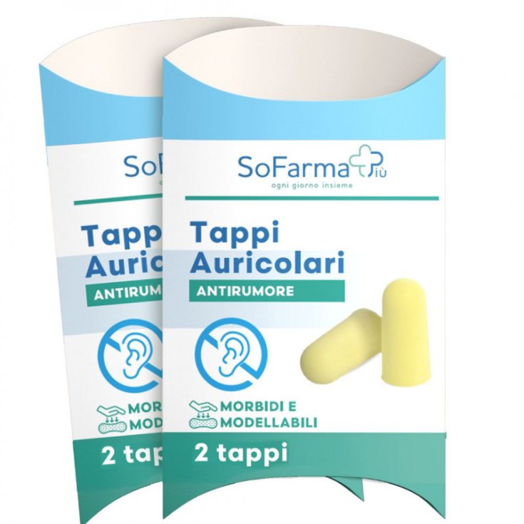 Sofarmapi&ugrave; Tappi Auricolari, 2 Pezzi, Comfort Protezione Udlito