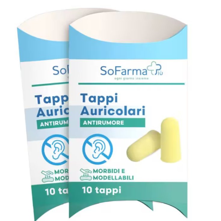 Sofarmapiu' Tappi Auricolari, 10 Pezzi