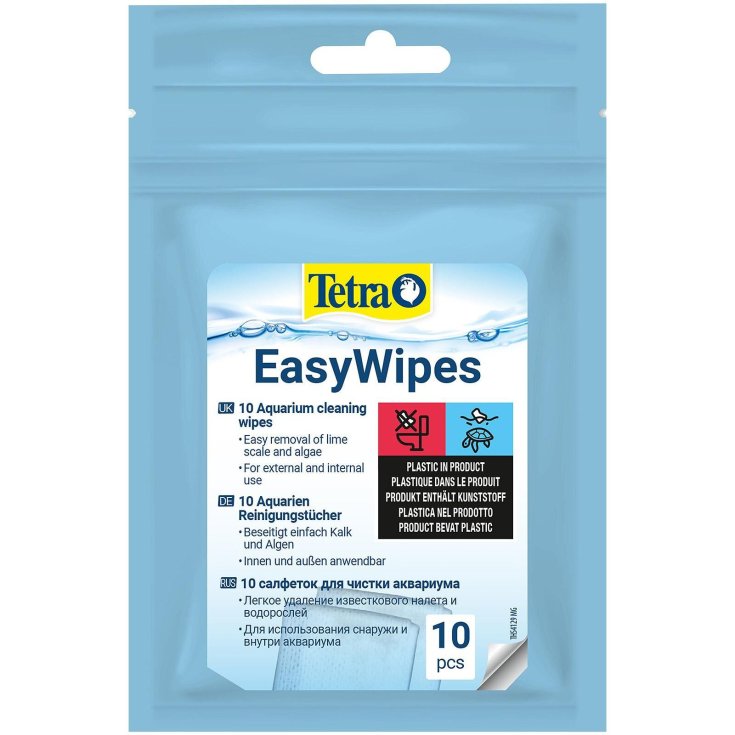 Tetratec Easy Wipes Salviette Umidificate per Acquario