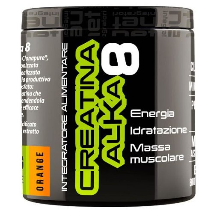 Net Integratori Creatina Alka 8 Arancia 200g Net Integratori Creatina Alka 8 Arancia 200g