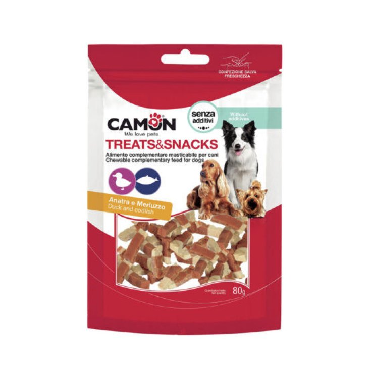 Camon Bocconcini per Cani con Anatra e Merluzzo