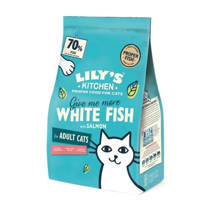Lily's Kitchen Fisherman's Feast 2 Kg, Cibo Secco con Pesce per Gatti