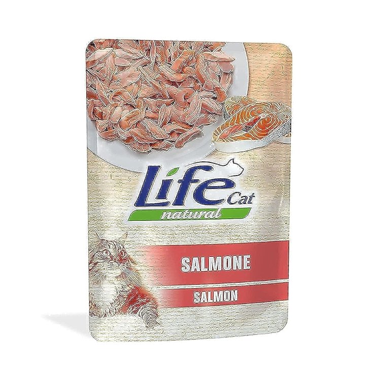Life Pet Care Life Cat Salmone Gatto Adulto, 70 g
