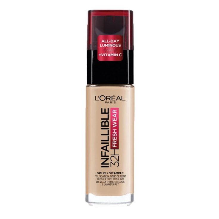 L'Oreal Paris Infaillible Fondotinta Liquido 32H - 130 True Beige, 30 ml