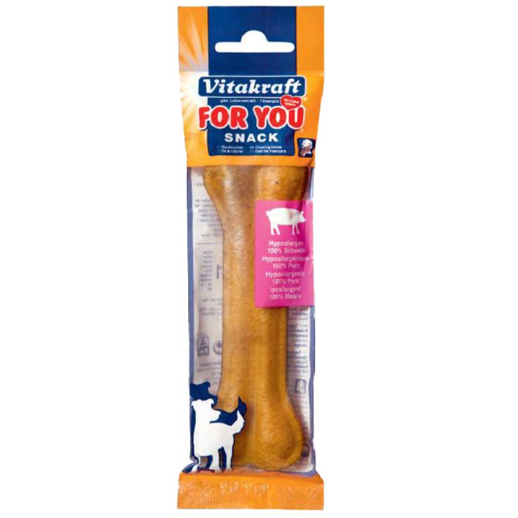Vitakraft Osso da Masticare per Cani al Maiale, 14cm