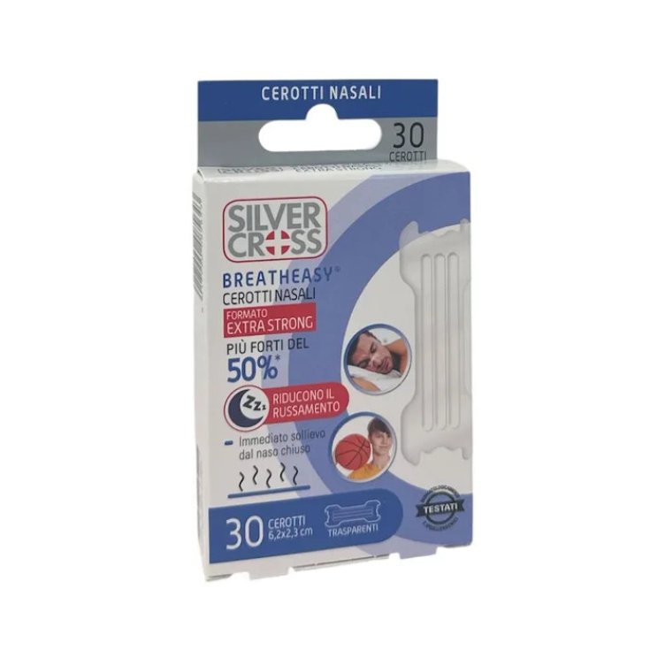 Silvercross Cerotti Nasali Extra Strong, 30 Pezzi