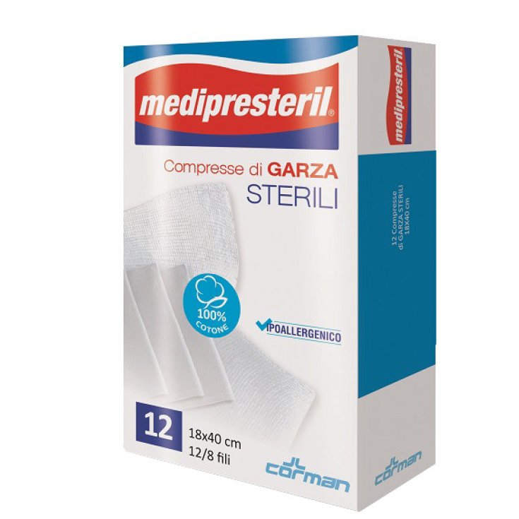 F-CARE Garza Compressa TNT 18x40cm 12pz