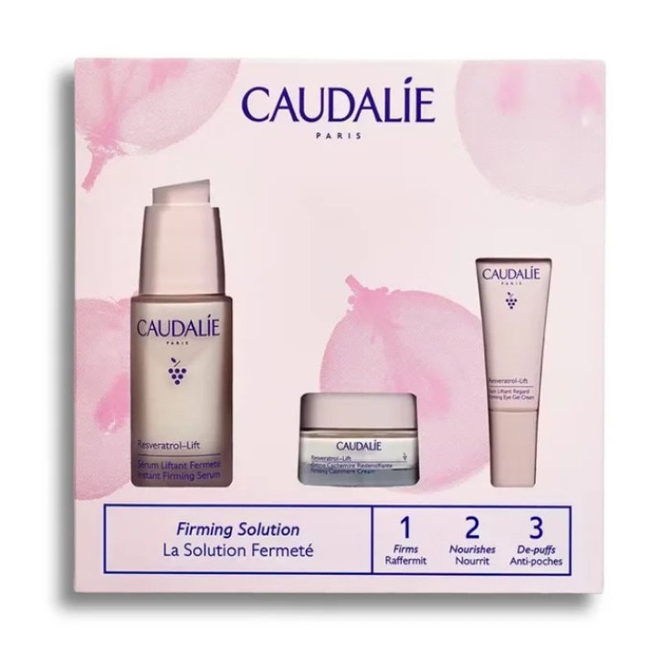 Caudalie Resveratrol Lift Spring Set: Siero, Crema Cashmere e Trattamento Occhi