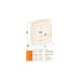 Swing Microchip - 22,5 x 16,2 x h 25,2 Cm - Marrone