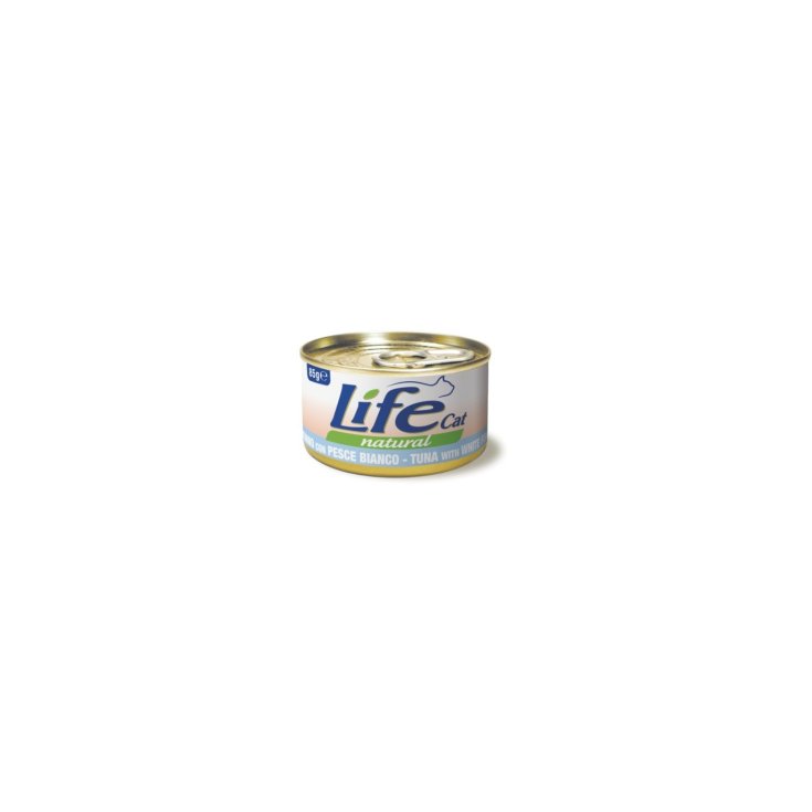 Life Cat Natural Tonno con Pesce Bianco - 85GR
