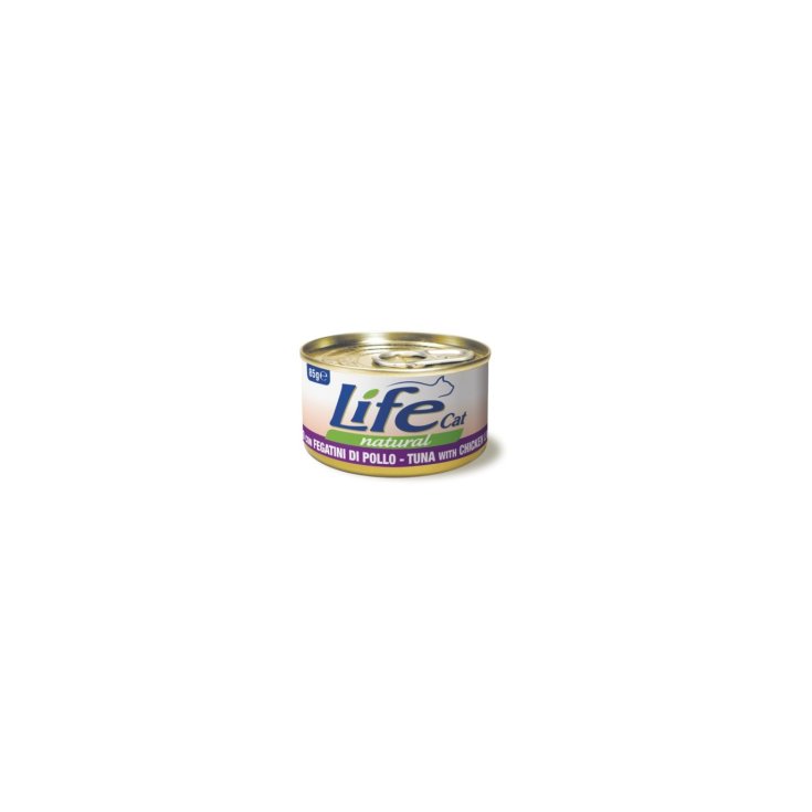 Life Cat Natural Tonno con Fegatini di Pollo - 85GR