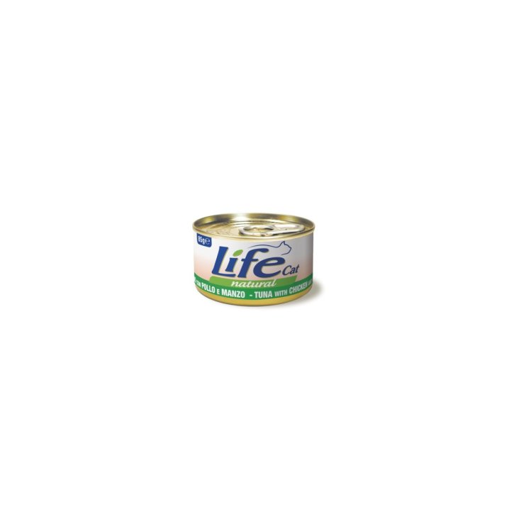 Life Cat Natural Tonno con Pollo e Manzo - 85GR